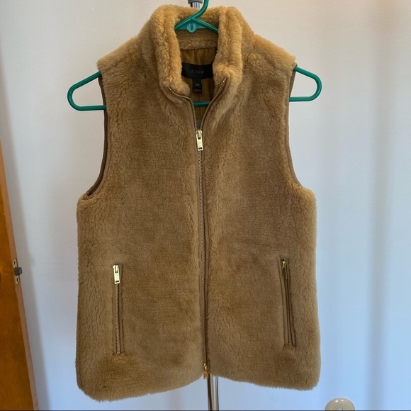 J. Crew Plush Fleece Excursion Vest - Picture 3 of 5